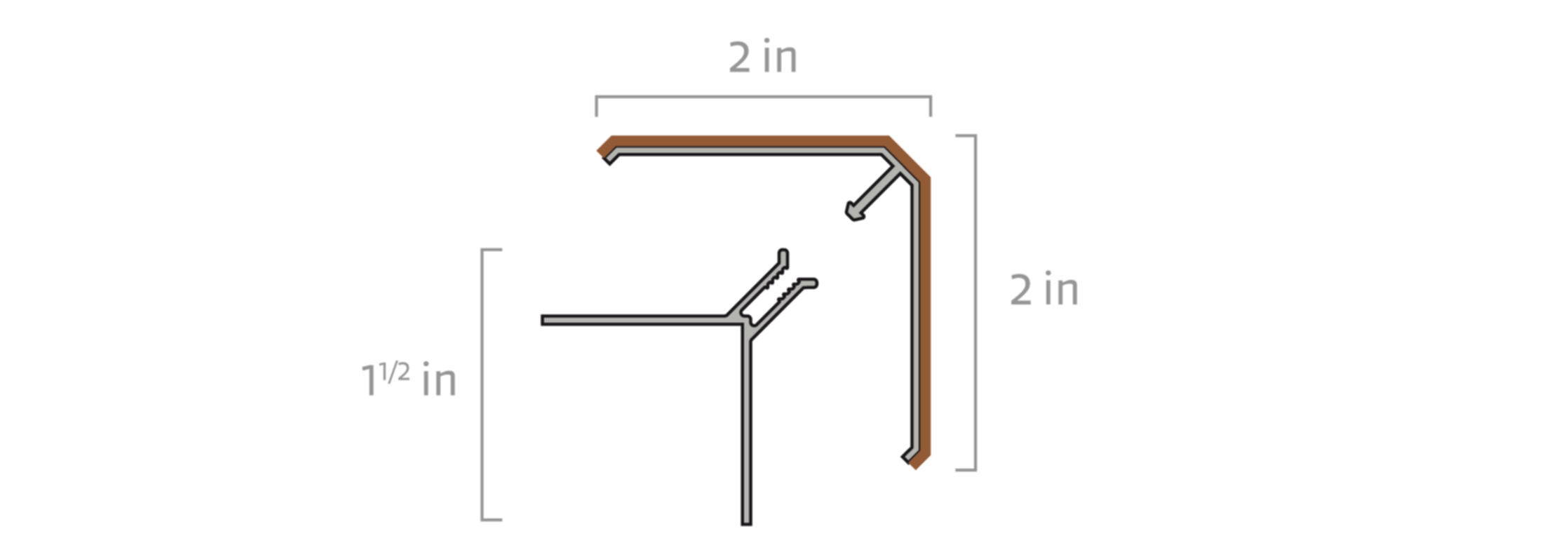 Finishing 9326
 Outside corner