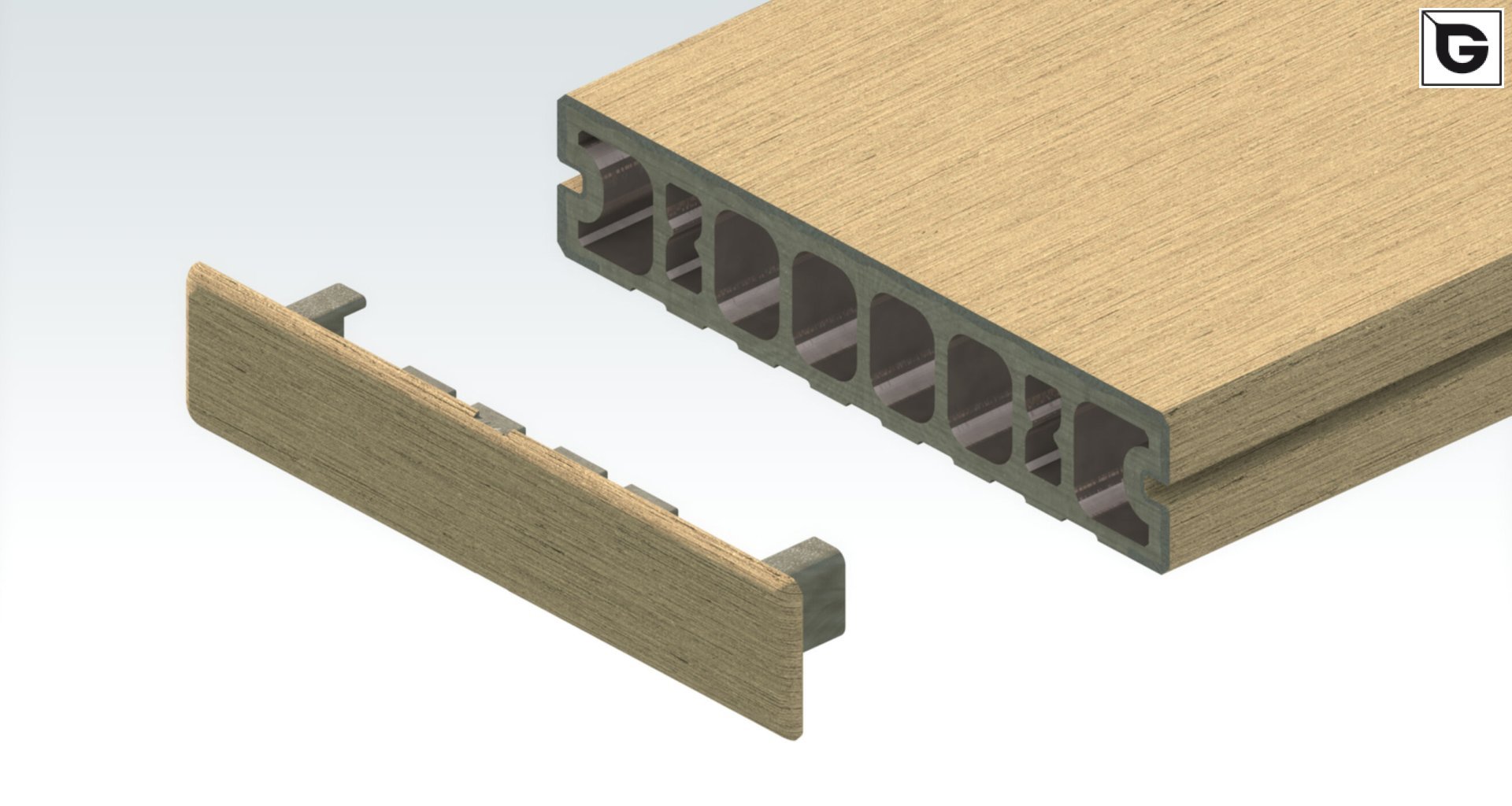 Endkappe 9897
 fuer Qualita 020C