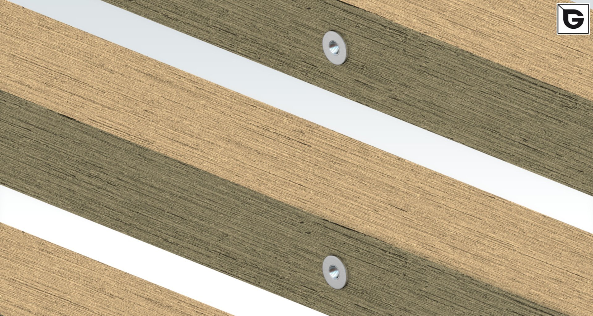 Befestigung mit 
 blind nut