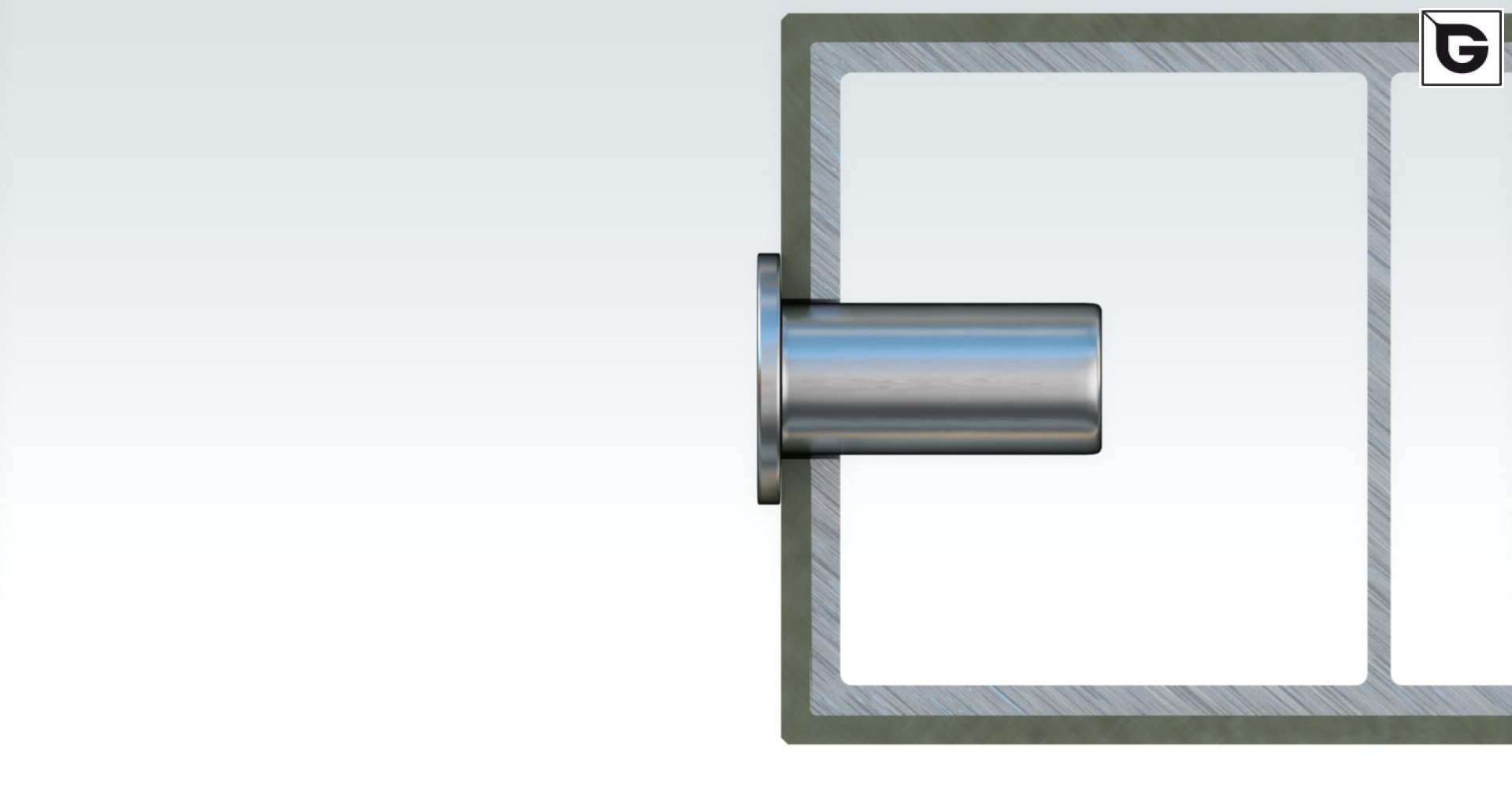 Befestigung mit 
 blind nut