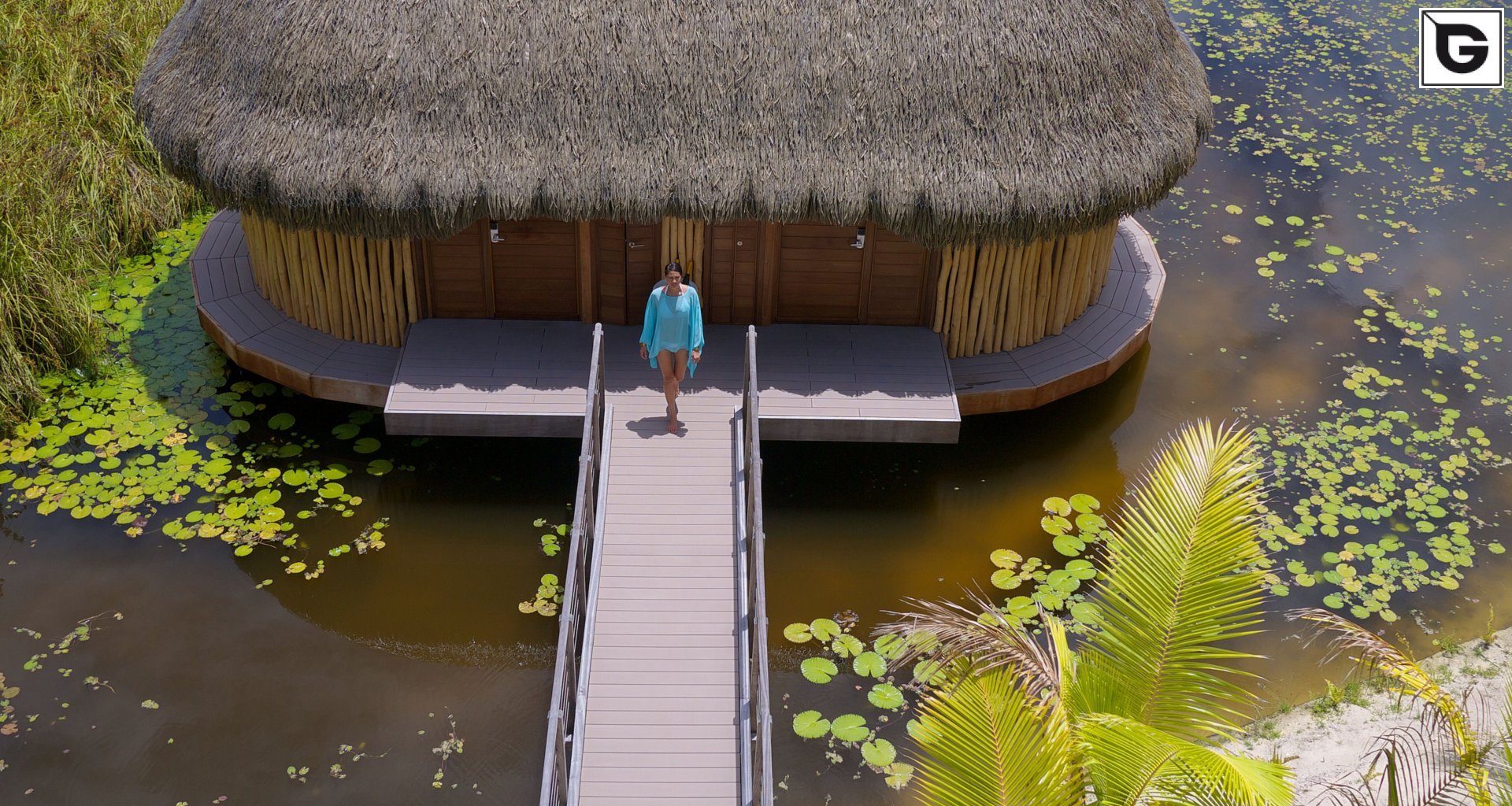 Restaurant und Hotelgewerbe_Brücken, Rampen, Gehweg_Vorzeigeprojekte - WPC holz 