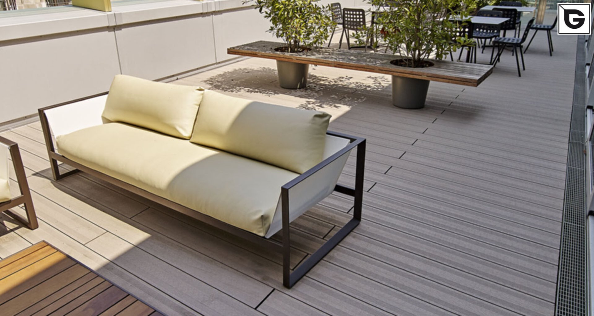 Restaurant und Hotelgewerbe_Dachanlage, Balk., Laufgang_Restaurant