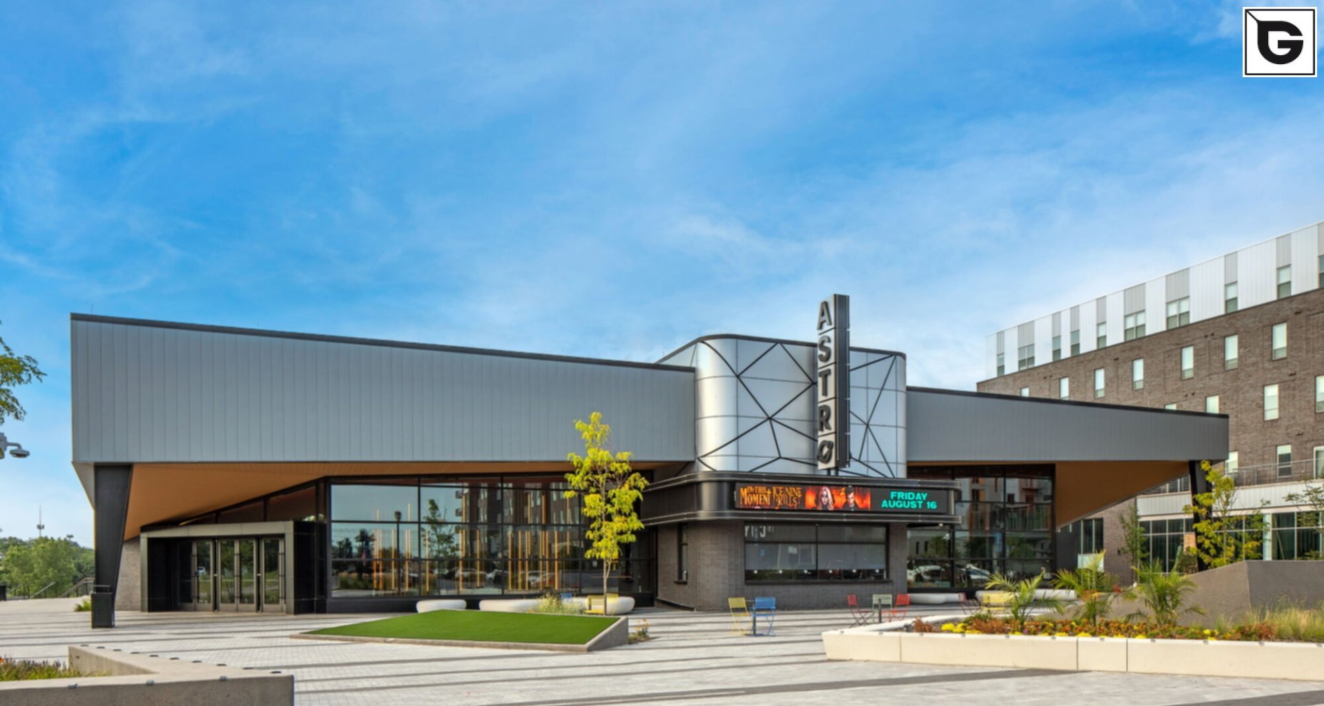 Astro theatre soffit