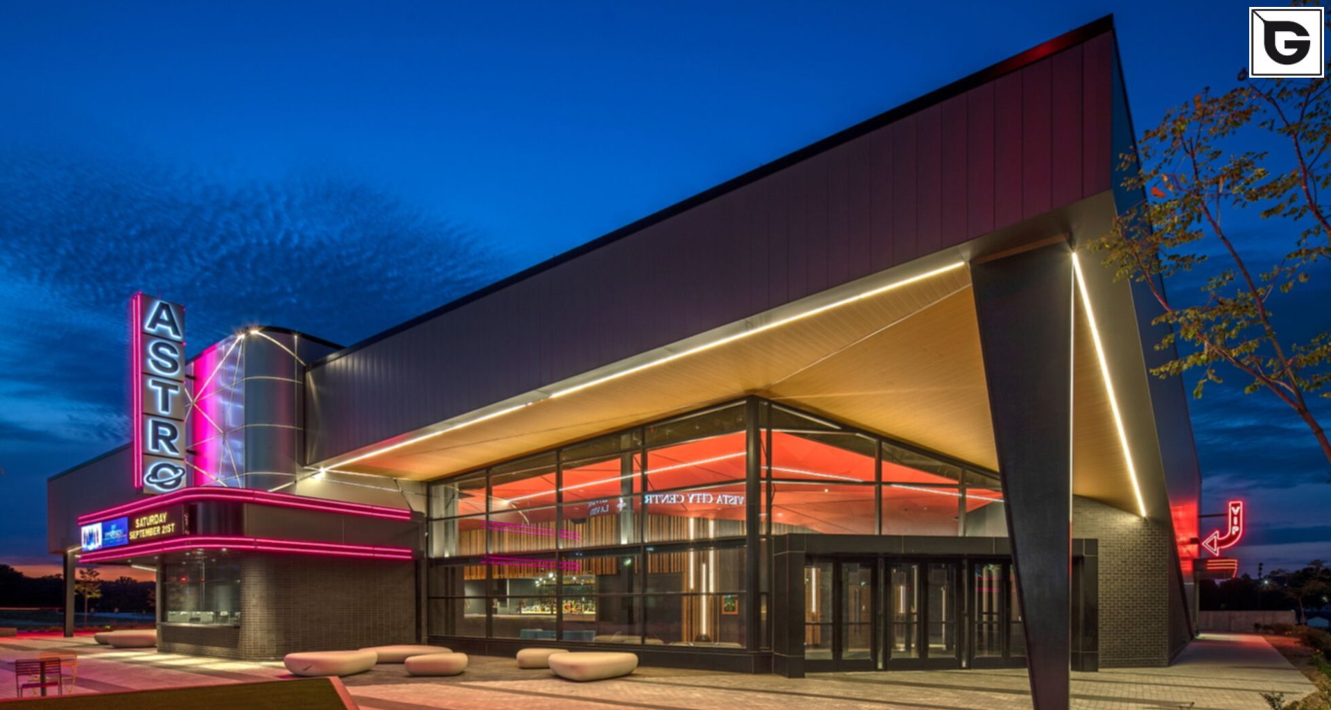 Astro theatre soffit