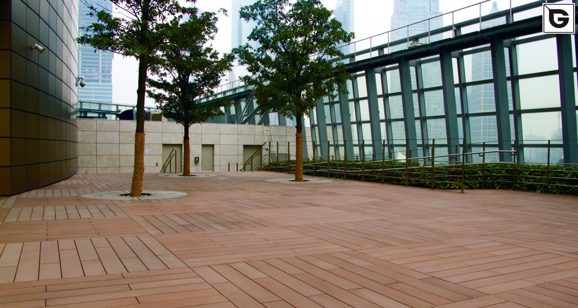 Kaufmännische Gebäude_Lattenrost_Finanzielle Institution