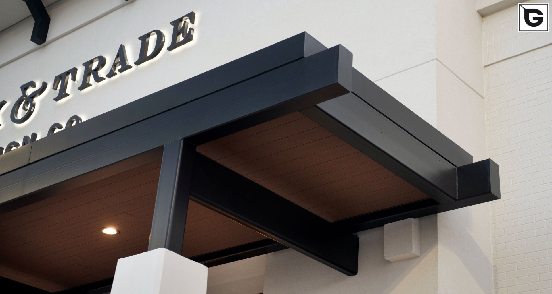 Kaufmännische Gebäude_Dachuntersicht_Einkaufszentrum