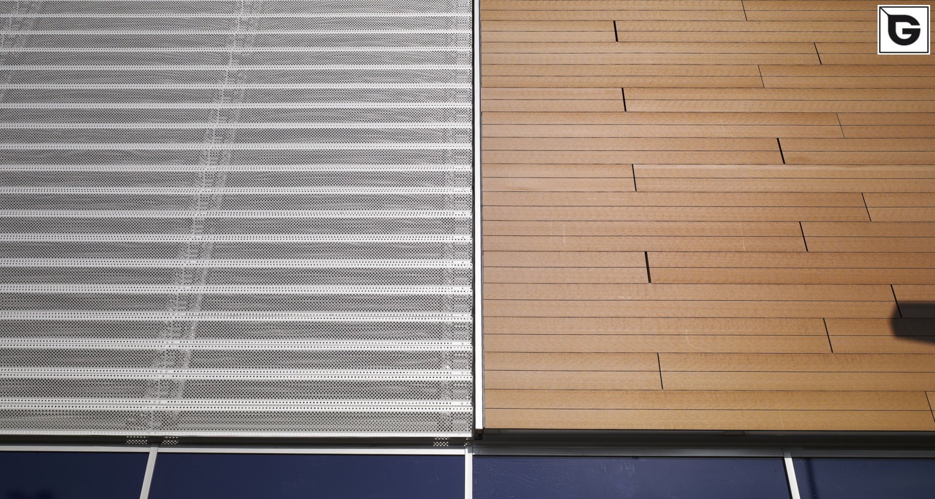 Kaufmännische Gebäude_Fassadenverkleidung - horizontal_Einkaufszentrum