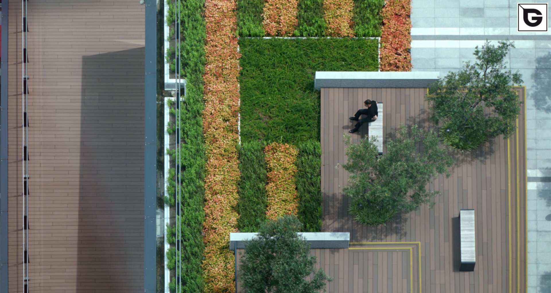 Kaufmännische Gebäude_Terrasse Gewerbliche Nutzung_Vorzeigeprojekte - WPC holz 