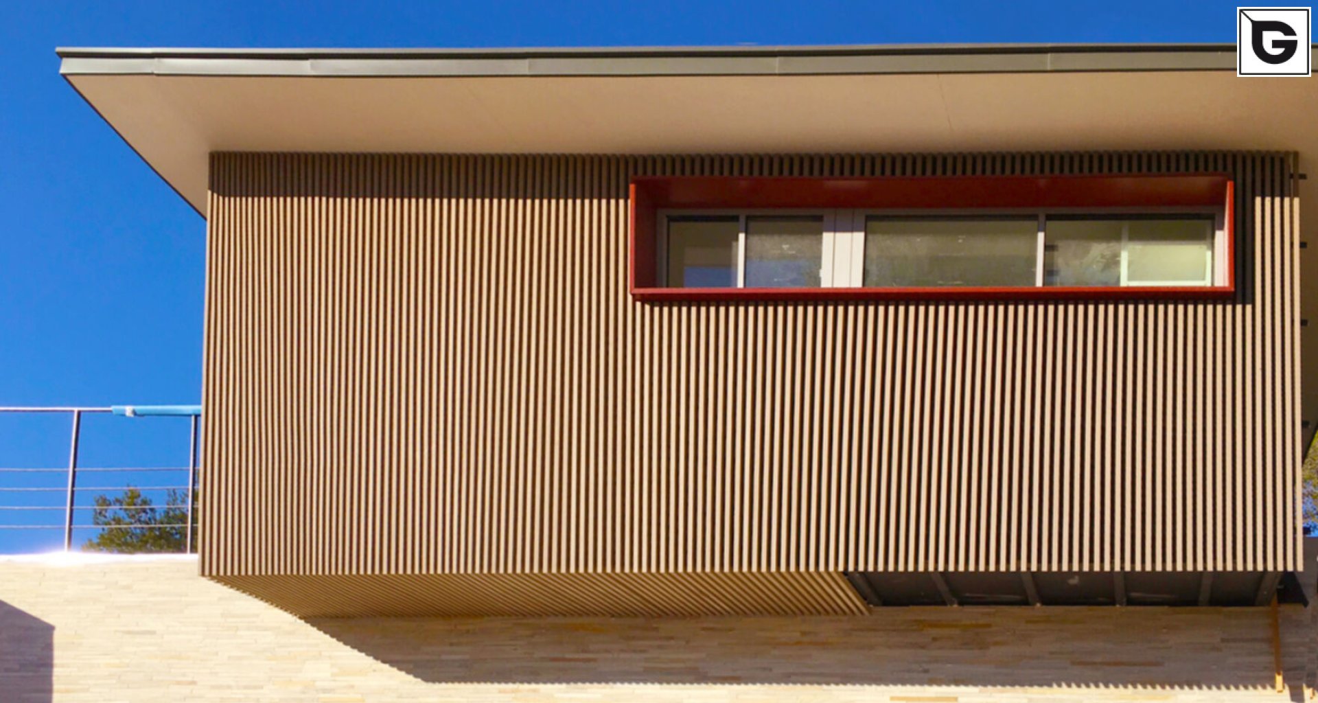 Privathaus_Offene Fassadenverkleidung - verti._Privatresidenz