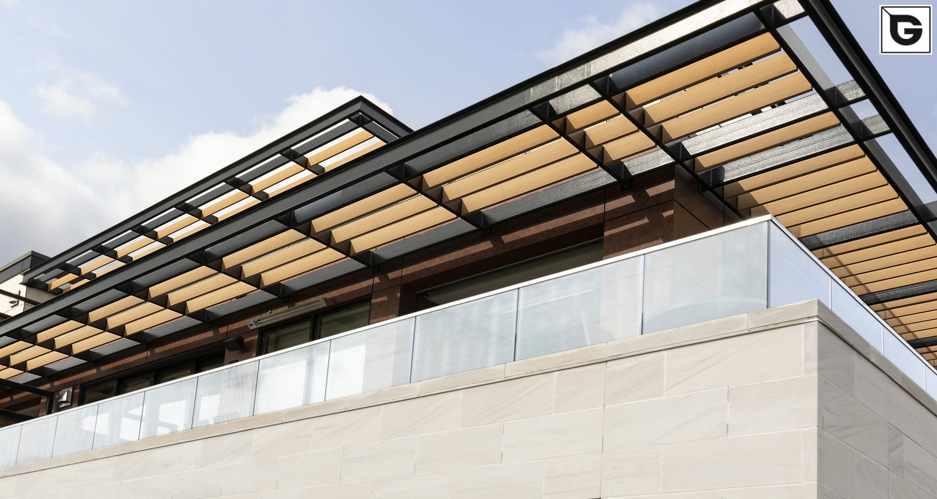 Institutional Buildings_horizontal brise soleil, louver _bent profiles