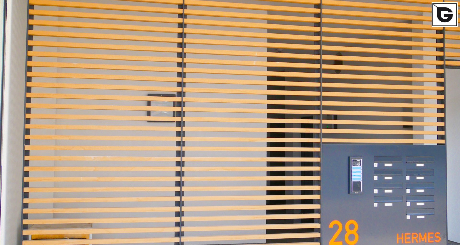 Wohngebäude_Sichtblenden, Gitterwerk, Sichtschutz_Wohnhaus