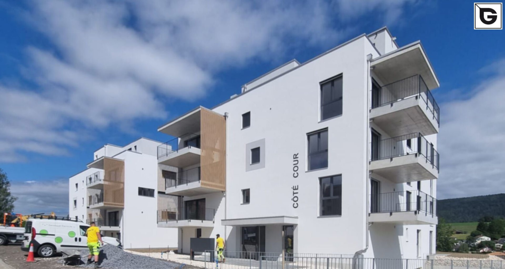 Residential Buildings vertical cladding