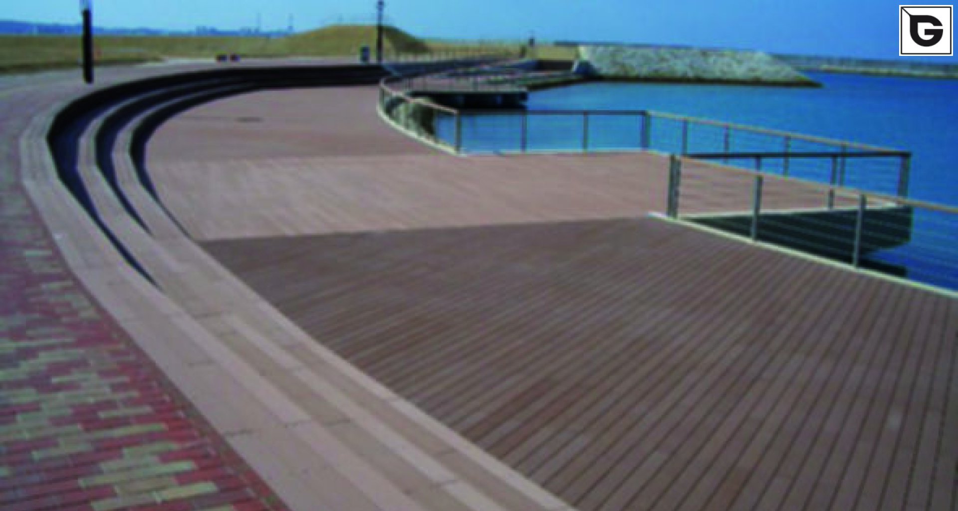 Transport-Einrichtungen_Stege, Bootsanleger_Am Wasser entlang