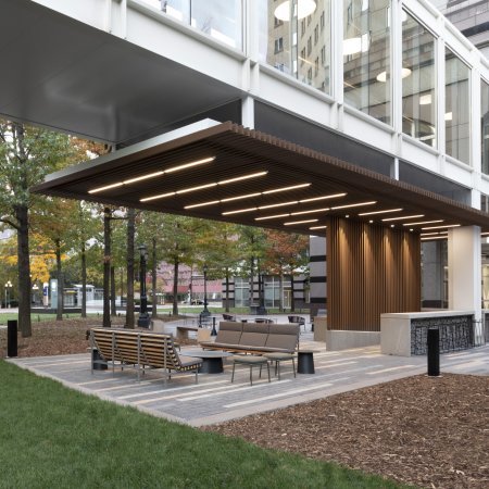 Institutional Buildings_horizontal brise soleil, louver _bent profiles